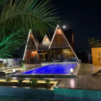 کلبه جذاب اتالانتیس ۳خواب استخر روباز اب‌گرم