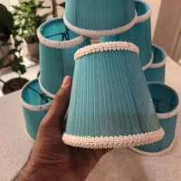 شید لوستر پارچه ای با دور دوزی مغزی