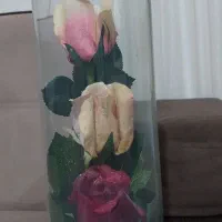گل شیشه ای دکوری