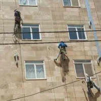 پیچ و رولپلاک سنگ نما.نماشویی. رنگ و رزین