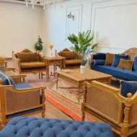 مبل**سرویس مبلمان کاجی فرانسوی**کد222|مبلمان خانگی و میز عسلی|تهران, شهرک امید|دیوار