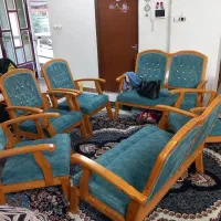 مبل ۸نفره آبی