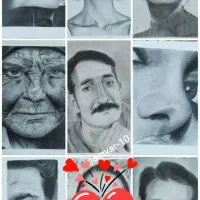 سفارش چهره/سیاه قلم|تابلو، نقاشی، عکس|زابل, |دیوار