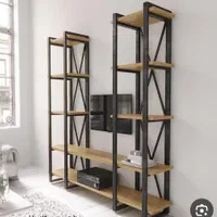 استند گل.  شلف فلزی. کتابخونه|کتابخانه، شلف، قفسه‌های دیواری|کرج, گوهردشت|دیوار