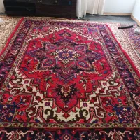 یک جفت قالیچه دست بافت نقشه هریس تاجری