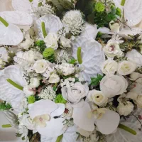 دکور گل مصنوعی لوکس برای پذیرایی یا ورودی منزل