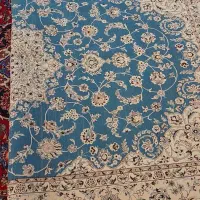 ۲ جفت فرش نائینی نقشه اصفهان ۹لا|فرش|اصفهان, خواجو|دیوار