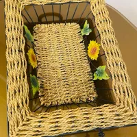 جا میوه ای حصیری