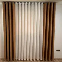 پرده پذیرایی با انواع دوخت (پلیسه،مینیمال و پانچ)