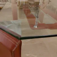 میز ناهار خوری ۶ نفره شیشه ای وارداتی  در حد نو