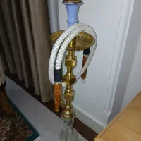 قلیان برنجی به همراه لوازم|کلکسیون و سرگرمی|ملایر, |دیوار