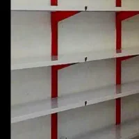 دو عدد قفسه فلزی|کتابخانه، شلف، قفسه‌های دیواری|تهران, قصر فیروزه ۱|دیوار