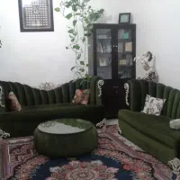 مبل صدفی رومی.پارچه مخمل و چوب سنگین|مبلمان خانگی و میز عسلی|بهبهان, |دیوار