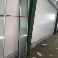 درب اتوماتیک شیشه ای کارکرده آچیلان در|مصالح و تجهیزات ساختمان|اشتهارد, |دیوار