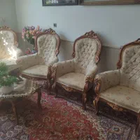 مبل سلطنتی چوب گردو فریمان|مبلمان خانگی و میز عسلی|فریمان, |دیوار