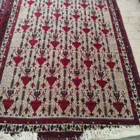قالی دستبافت افشاری نو با پشم دست ریس