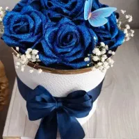 باکس ودسته گل ماندگار