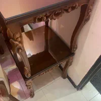 مبل ۹ نفره و ناهارخوری ۶ نفره تمام چوب گردو|مبلمان خانگی و میز عسلی|رباط‌کریم, رباط‌کریم|دیوار