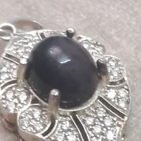 آویز نقره زنانه خارجی زیبا آبکاری بیست نگین اوپال|جواهرات|تهران, پرستار|دیوار