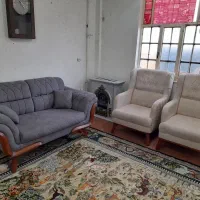 مبل هفت نفره چستر با پارچه مسکو در حد نو فقط ۱۳۵۰۰