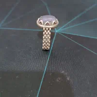 انگشتر نقره عقیق یمن کبود|جواهرات|اهواز, کوروش|دیوار