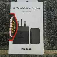 شارژر اصلی سامسونگ 45 وات و تبدیل تایمردار