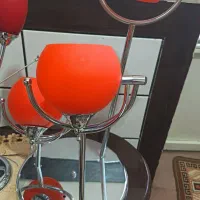 دو عدد لوستر حبابی زیبا سالم سالم