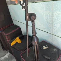 میکروفون و پایه میکروفون و کابل میکروفون