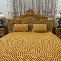 کاور تشک مخمل پشت کشدار
