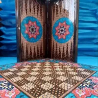 تخته نرد با مهره چوب روس شطرنج چوبی فقط ۲.۰۰۰