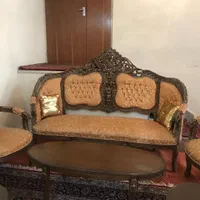 مبل استیل کلاسیک 9 نفره|مبلمان خانگی و میز عسلی|اصفهان, خواجو|دیوار