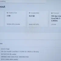 لپتاپ Lenovo YOGA Slim 7i pro|رایانه همراه|گرگان, |دیوار