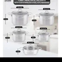 سرویس قابلمه استیل لایف اسمایل