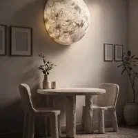 دیوارکوب ماه سه بعدی رئال|لوستر و چراغ آویز|تهران, تجریش|دیوار