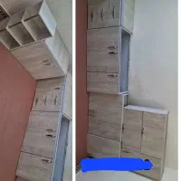 کابینت فلزی ۵میل درب ام دی اف