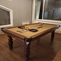 میز  با چرم ووگول طبیعی بیلیارد۸۷۷