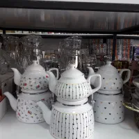 کتری قوری لعابی در طرح های متنوع