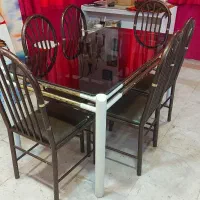 میز ۶نفره فلزی