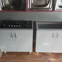 کابینت زیر گازی دو درب آماده تحویل