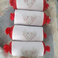 فروش ۴ عدد بالش گرد|رختخواب، بالش، پتو|محمدیه-قزوین, |دیوار