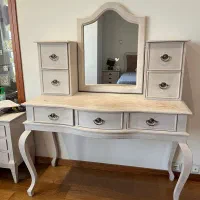 میز آرایش چوب راش