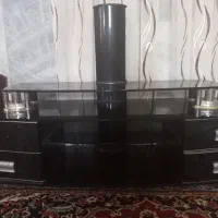 میز تلویزیون شیشه ای
