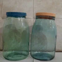 شیشه ترشی/بانکه شیشه/دبه شیشه بزرگ/دبه ترشی