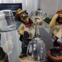 ۴ عدد مجسمه کابوی با گیلاس خوری وارداتی|مجسمه، تندیس، ماکت|رشت, معلم|دیوار