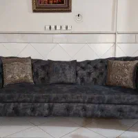 کاناپه چستر  و جلو مبلی در حد نو