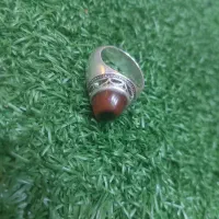 انگشتر نقره عقیق دو پوست