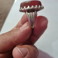 انگشتر عقیق سرخ ناب وعقیق سلیمانی|جواهرات|میاندوآب, |دیوار