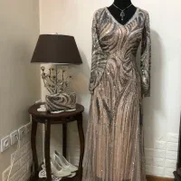 لباس مجلسی با ست کیف و کفش