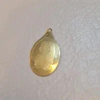 گردنبند طلا پلاک مدال منیمال