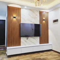 کاغذ دیواری تی وی وال قاب بندی دکور کفپوش|خدمات پیشه و مهارت|بجنورد, |دیوار